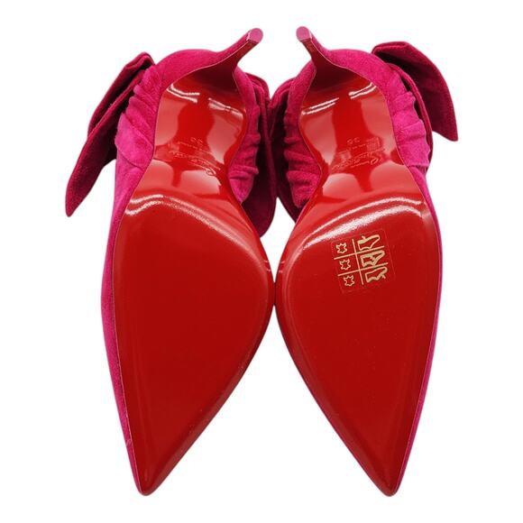 Christian Louboutin Rabakate Pumps 100mm - Suede - Pink - 36 5.5US $995 - Picture 6 of 8